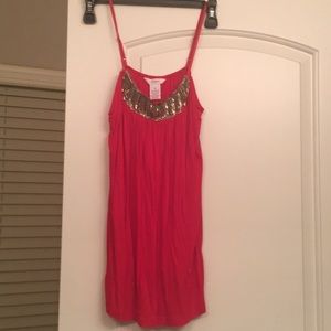 Red top. Never worn. New